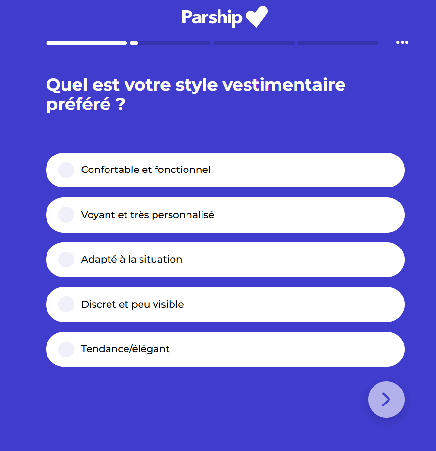 Parship Test de personnalité 2